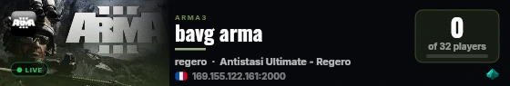 bavg arma live status badge