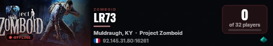 LR73 live status badge