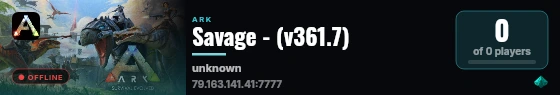 Savage - (v361.7) live status badge