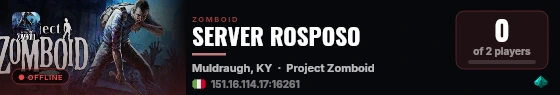 SERVER ROSPOSO live status badge