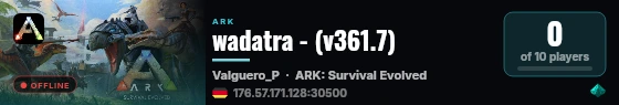 wadatra - (v361.7) live status badge