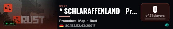 * SCHLARAFFENLAND   Primitive | Softcore | Nexus-Ready live status badge
