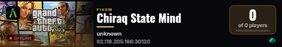 Chiraq State Mind live status badge