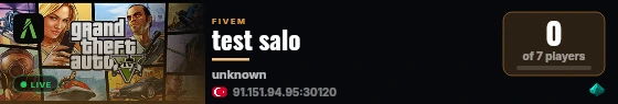 test salo live status badge