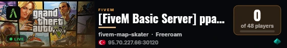 [FiveM Basic Server] ppanther live status badge
