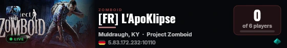 [FR] L'ApoKlipse live status badge