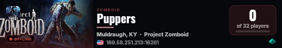 Puppers live status badge