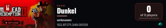 Dunkel live status badge