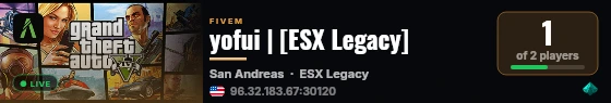 yofui | [ESX Legacy] live status badge