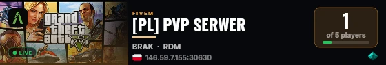 [PL] PVP SERWER live status badge