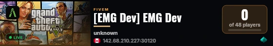 [EMG Dev] EMG Dev live status badge