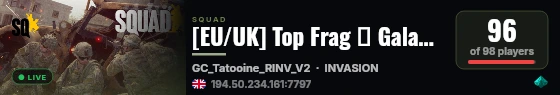 [EU/UK] Top Frag ❀ Galactic Contention (GC) ❀ top-frag.org live status badge