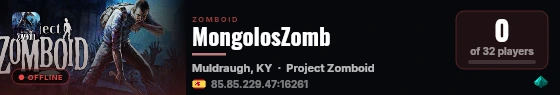MongolosZomb live status badge