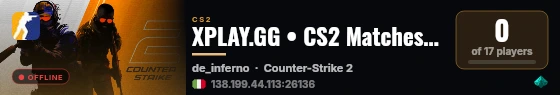 XPLAY.GG • CS2 Matches #7 live status badge