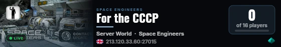 For the CCCP live status badge