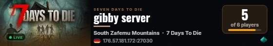 gibby server live status badge