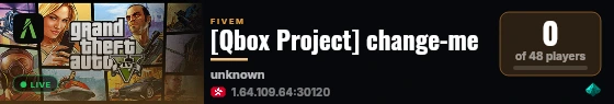 [Qbox Project] change-me live status badge