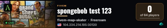 spongebob test 123 live status badge