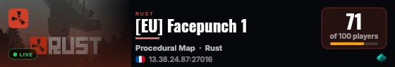 [EU] Facepunch 1 live status badge