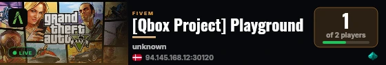 [Qbox Project] Playground live status badge