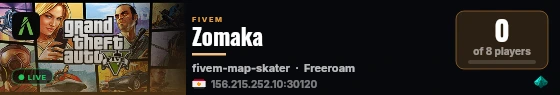 Zomaka live status badge