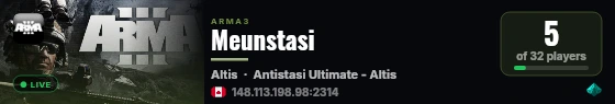 Meunstasi live status badge