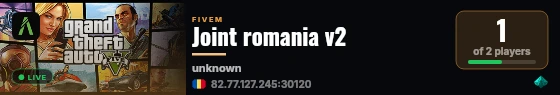 Joint romania v2 live status badge