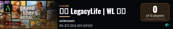 ミ💖 LegacyLife | WL 💖彡 live status badge