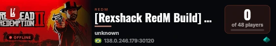 [Rexshack RedM Build] Mystic live status badge
