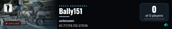 Bally151 live status badge