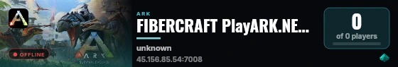 FIBERCRAFT PlayARK.NET x1000 EPIC STEAM SHOP 5MEN - (v361.7) live status badge