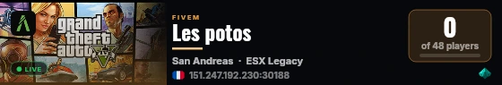 Les potos live status badge