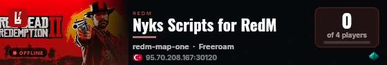 Nyks Scripts for RedM live status badge
