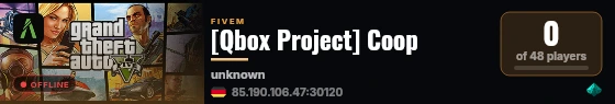 [Qbox Project] Coop live status badge