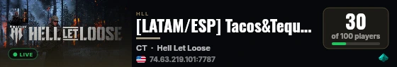 [LATAM/ESP] Tacos&Tequila | OGT 1 | Dallas live status badge