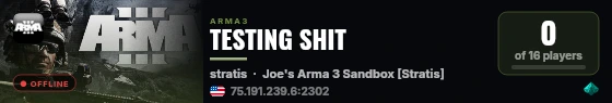 TESTING SHIT live status badge