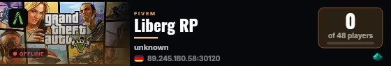 Liberg RP live status badge