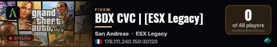 BDX CVC | [ESX Legacy] live status badge