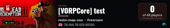 [VORPCore] test live status badge
