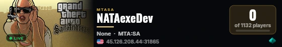 NATAexeDev live status badge
