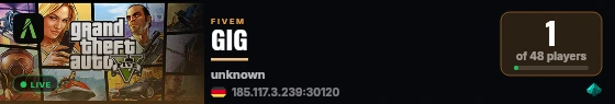 [FiveM Basic Server] change-me live status badge