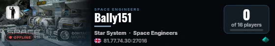 Bally151 live status badge