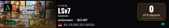 LSv7 live status badge