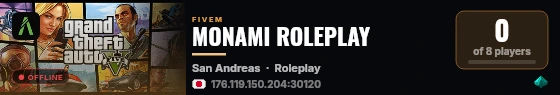 MONAMI ROLEPLAY live status badge