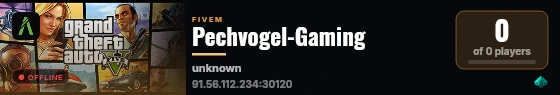 Pechvogel-Gaming live status badge