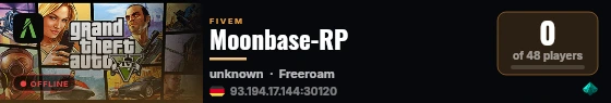 Moonbase-RP live status badge