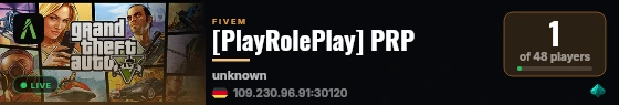 [PlayRolePlay] PRP live status badge