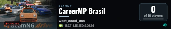CareerMP Brasil live status badge