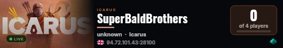 SuperBaldBrothers live status badge