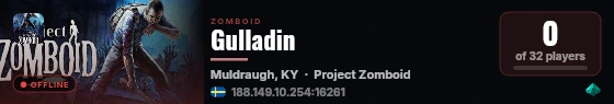 Gulladin live status badge